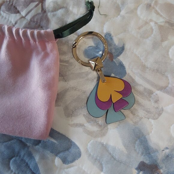 NWOT Kate Spade Triple Stack key fob/purse Charm - Picture 7 of 8